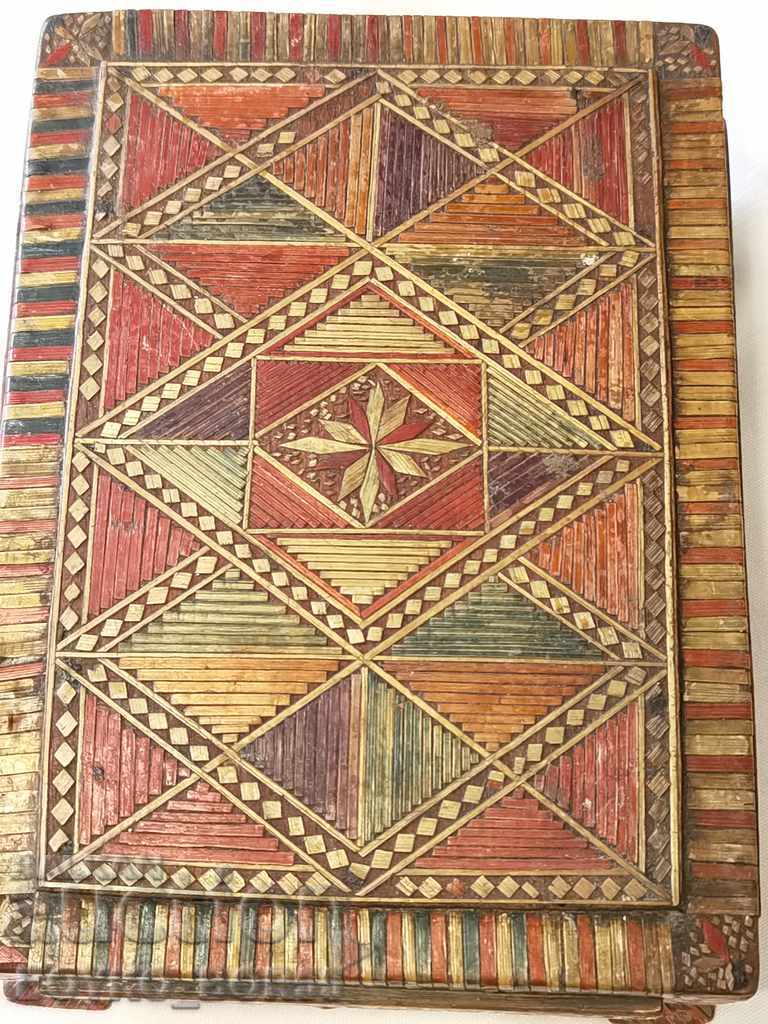 Delivery of Antique Box with Marquetry "MEMORY OF AZIS" Delivery of Antique Box with Marquetry "MEMORY OF AZIS"