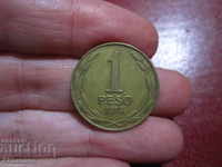 CHILE 1 peso 1987