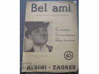 Bel ami Alnini Zagreb sheet music score 1939