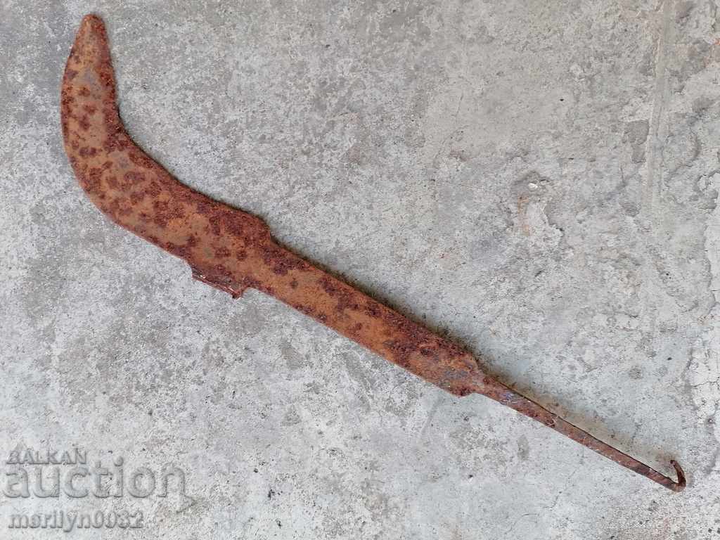 Old hand forged koser wrought iron satyr with price 29.00 BGN | € 14.83 Old hand forged koser wrought iron satyr with price 29.00 BGN | € 14.83