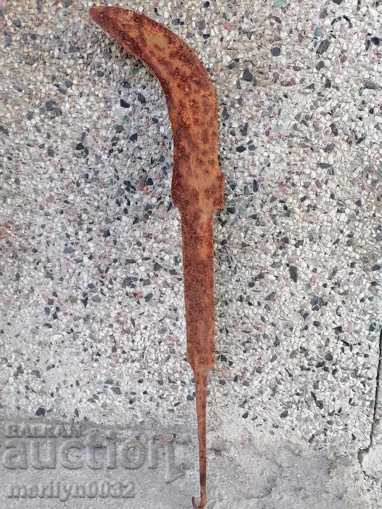 Auction Old hand forged koser wrought iron satyr Auction Old hand forged koser wrought iron satyr