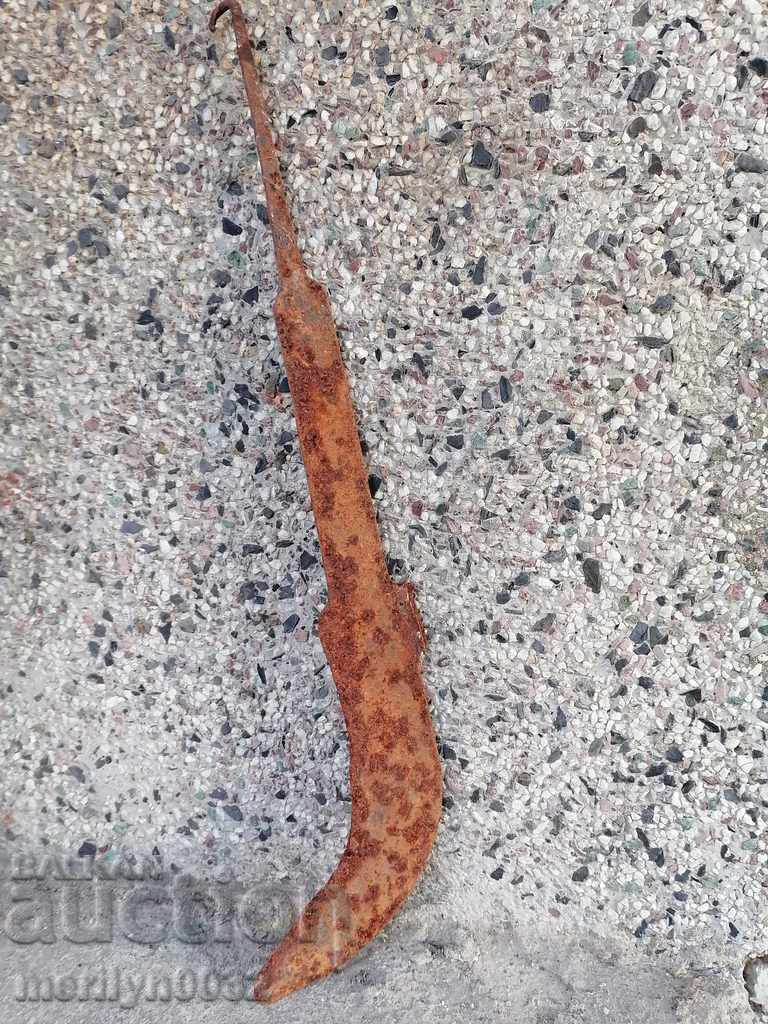 Delivery of Old hand forged koser wrought iron satyr Delivery of Old hand forged koser wrought iron satyr