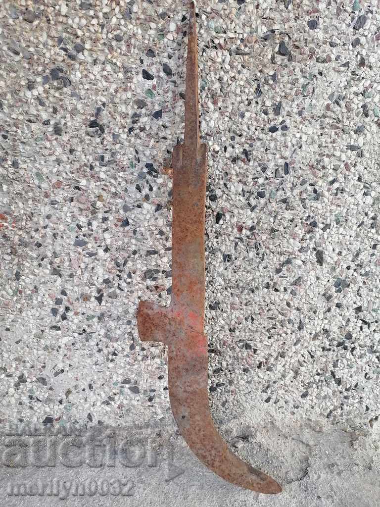 Old hand forged koser wrought iron satyr - 6 Old hand forged koser wrought iron satyr - 6