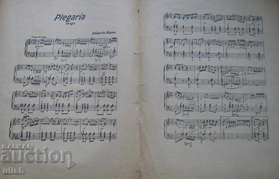 Eduardo Bianko Plegaria sheet music sheet music 1940 with price 5.00 BGN | € 2.56 Eduardo Bianko Plegaria sheet music sheet music 1940 with price 5.00 BGN | € 2.56