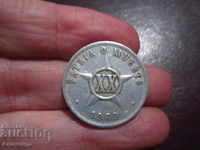 КУБА  20 центаво 1969 год