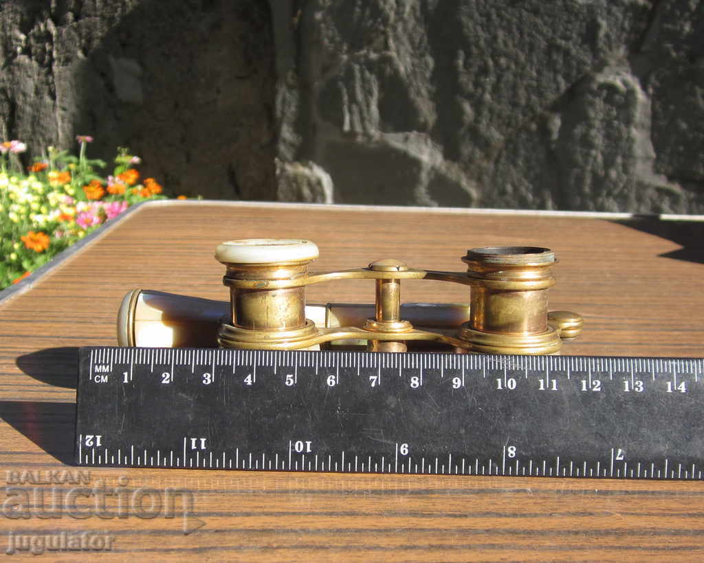 old mother of pearl binoculars mother of pearl binoculars with mother of pearl handle - 7