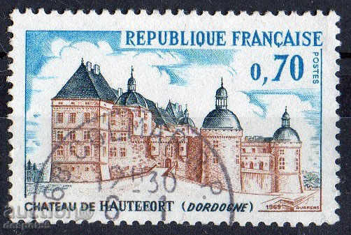 1969. France. The Hautefort Fortress.