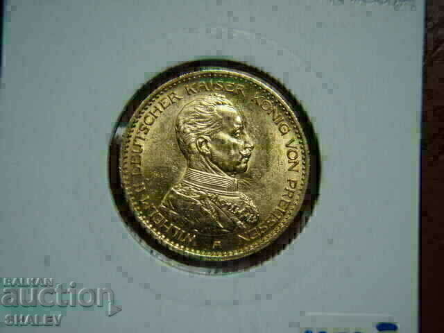 20 de mărci 1913 Germania (Prusia) (20 de mărci) /2/ - AU (aur) - 7 20 de mărci 1913 Germania (Prusia) (20 de mărci) /2/ - AU (aur) - 7