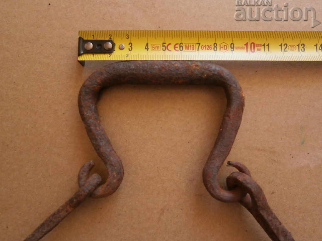 antique wrought primitive handle - 5 antique wrought primitive handle - 5