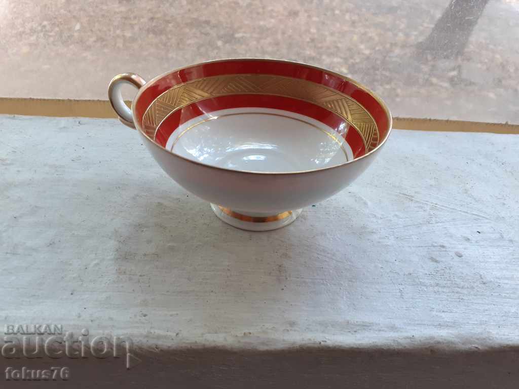 Collectible porcelain cup Schau Bach Kunst