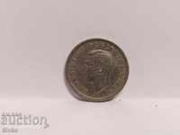 Монета Великобритания 6 пенса 1951