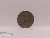 Monedă Marea Britanie 6 pence 1953