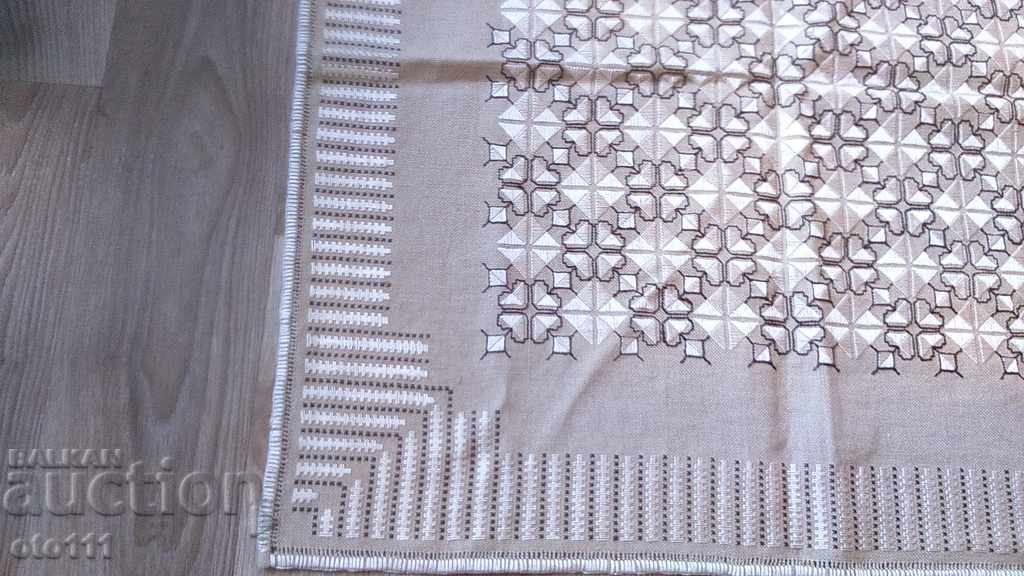 SQUARE, COVER - HAND EMBROIDERED - 65/65 cm with price 20.00 BGN | € 10.23 SQUARE, COVER - HAND EMBROIDERED - 65/65 cm with price 20.00 BGN | € 10.23