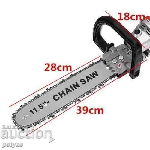 Auction  Chainsaw attachment for angle grinder