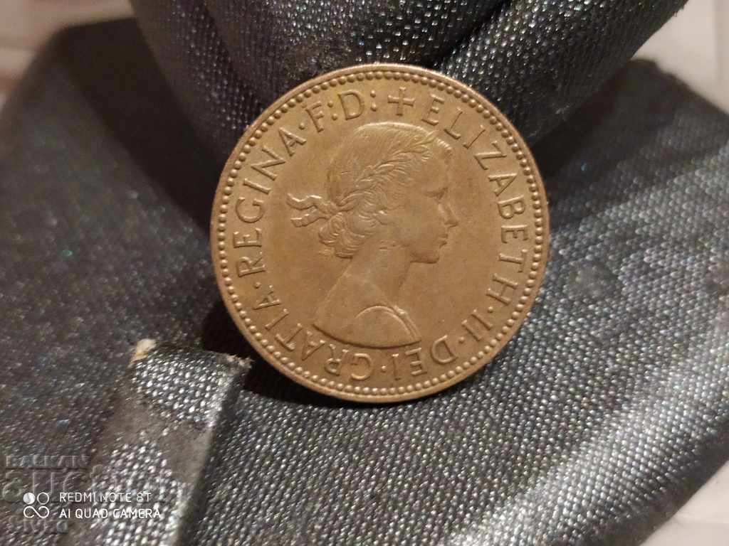 Coin Great Britain half penny 1964 with price 0.69 BGN | € 0.35