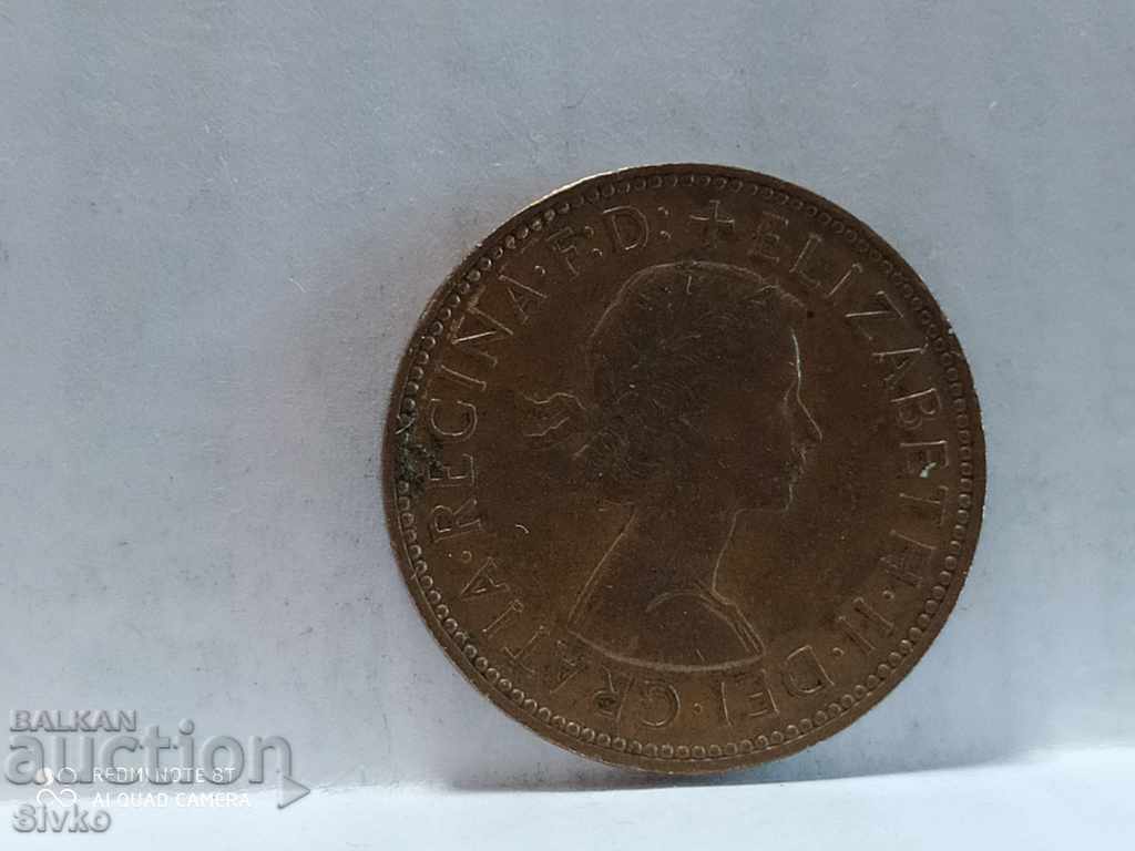 Coin UK half penny 1966 with price 0.69 BGN | € 0.35 Coin UK half penny 1966 with price 0.69 BGN | € 0.35