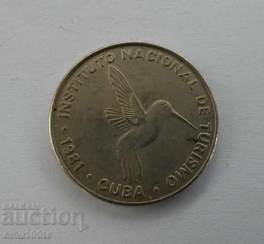 Delivery of 10 cents 1981 Cuba - INTUR for foreign tourists