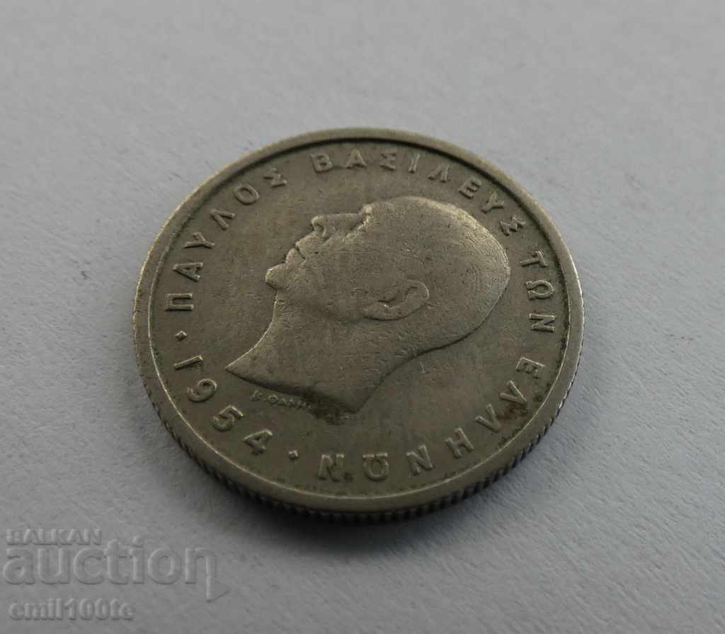 50 лепти 1954 г. Гърция - 6 50 лепти 1954 г. Гърция - 6