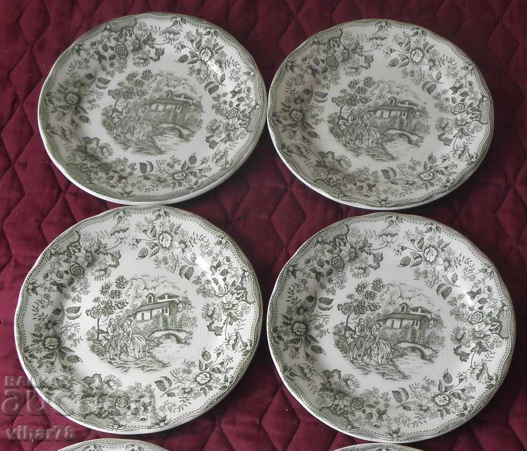 Lot of 7 porcelain plates with price 199.99 BGN | € 102.25 Lot of 7 porcelain plates with price 199.99 BGN | € 102.25