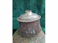 An old copper pot