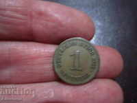 1911 1 pfennig Germany letter - E -