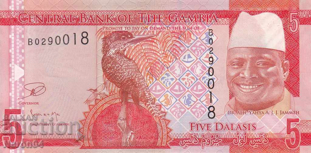 5 Dalasi 2015, Gambia