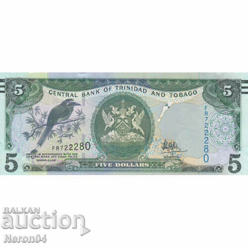 5 dolari 2006, Trinidad și Tobago