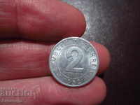 1952 AUSTRIA 2 pennies - ALUMINUM