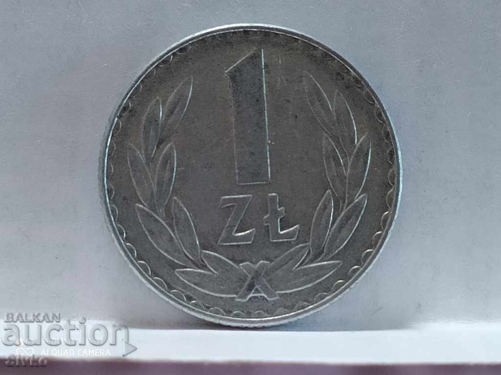 Монета Полша 1 злота 1978 - 3