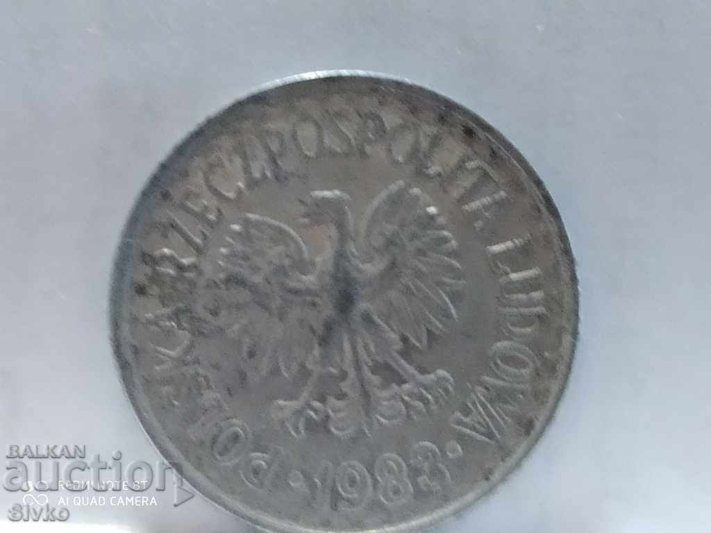 Coin Poland 1 zloty 1983 with price 0.49 BGN | € 0.25 Coin Poland 1 zloty 1983 with price 0.49 BGN | € 0.25