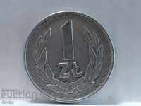Монета Полша 1 злота 1984 - 2
