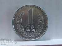 Moneda Polonia 1 zlot 1984 - 3