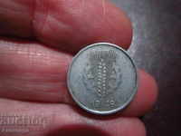 1949 GERMANY 1 pfennig - ALUMINUM - letter - A
