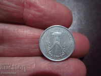 1952 GERMANY 1 pfennig - ALUMINUM - letter - A