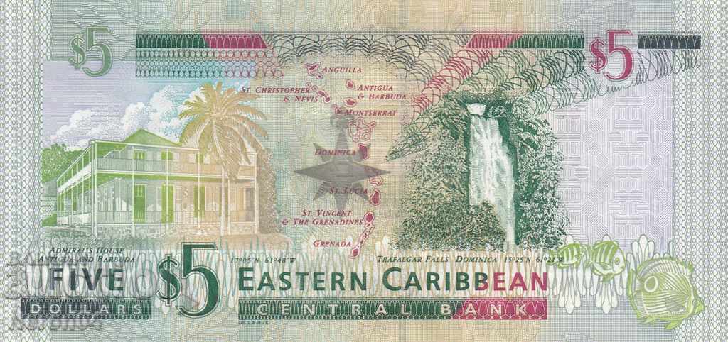 $ 5 2008, Eastern Caribbean with price 24.99 BGN | € 12.78 $ 5 2008, Eastern Caribbean with price 24.99 BGN | € 12.78