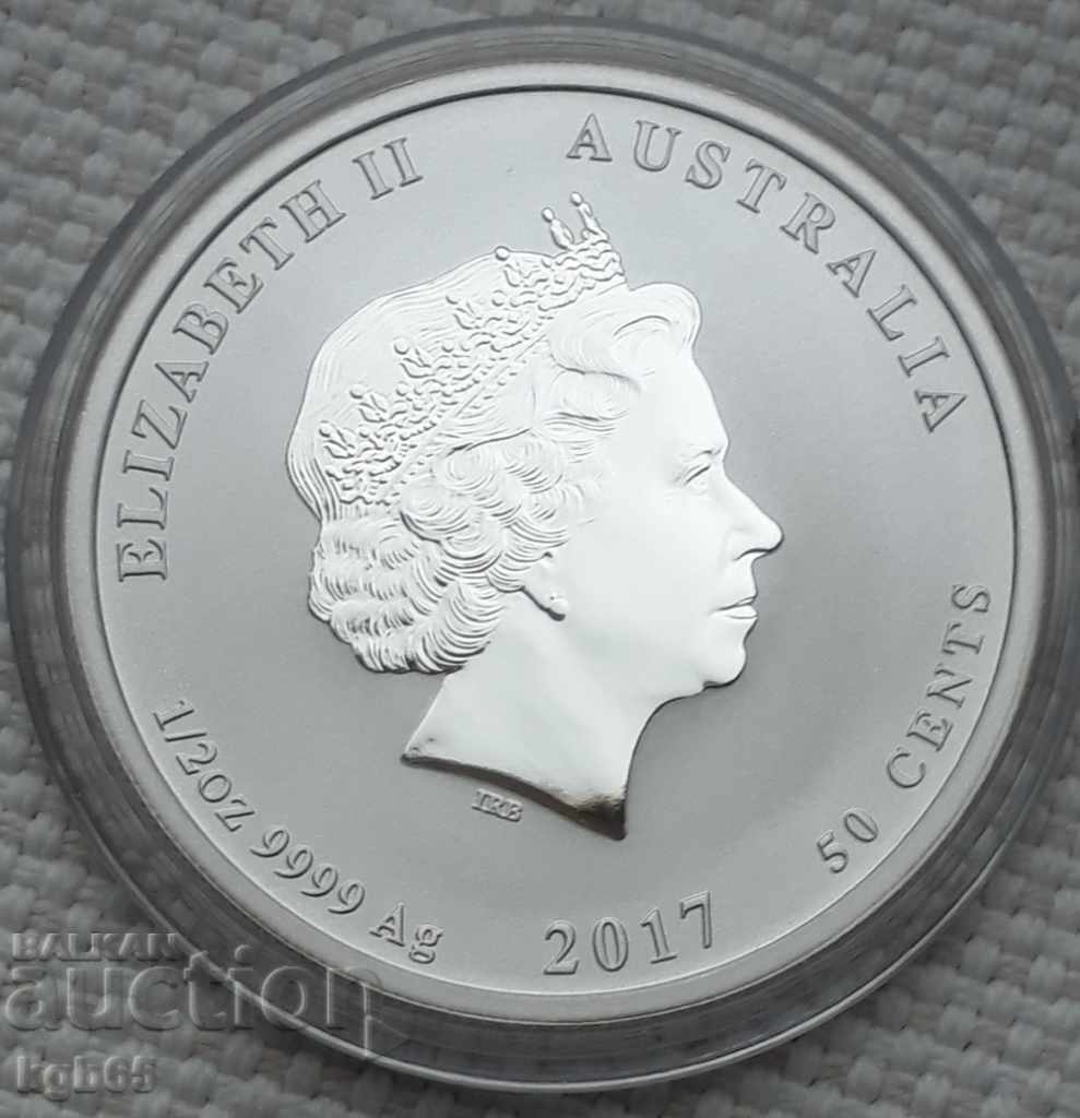 1/2 silver ounce Australia 2017