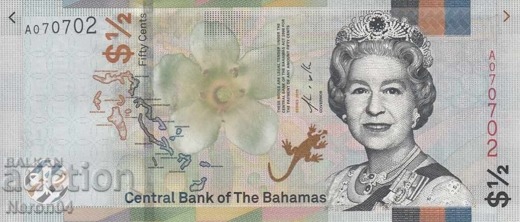½ Dolar 2019, Bahamas