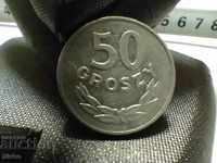 Монета Полша 50 гроша 1984 - 1