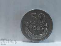 Монета Полша 50 гроша 1984 - 2