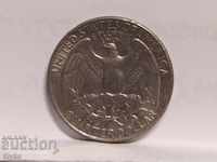 Монета САЩ четвърт долар 1982