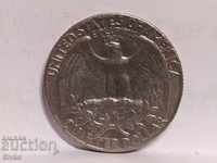 Coin US quarter dollar 1974