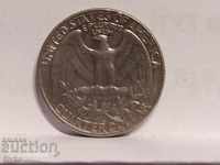 Монета САЩ четвърт долар 1986