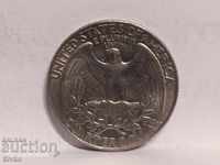 Монета САЩ четвърт долар 1988