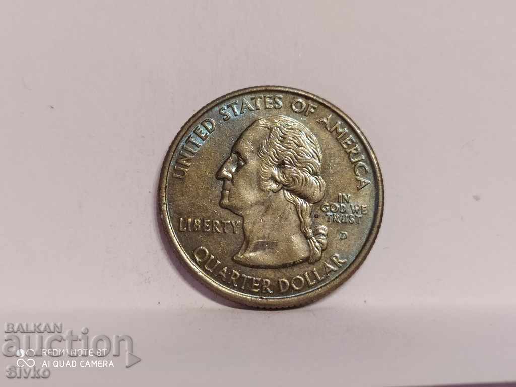 Coin US Quarter Dollar 2006 Anniversary South Dakota 1889