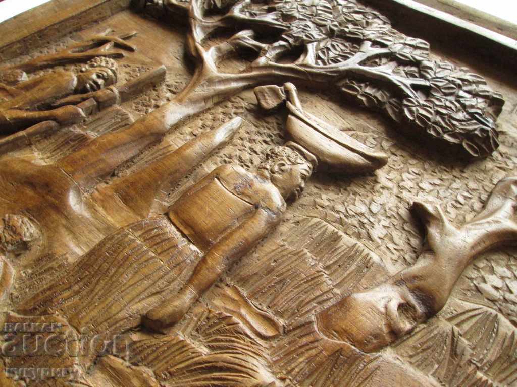 Vechi picturi africane din lemn sculptate în lemn - 6