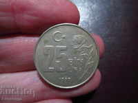 Turcia 25.000 de lire sterline - 1997