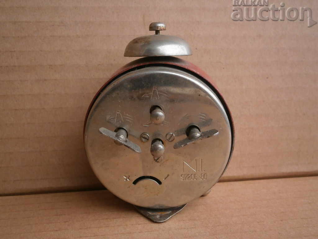 Auction mini alarm clock ARADORA retro vintage Auction mini alarm clock ARADORA retro vintage