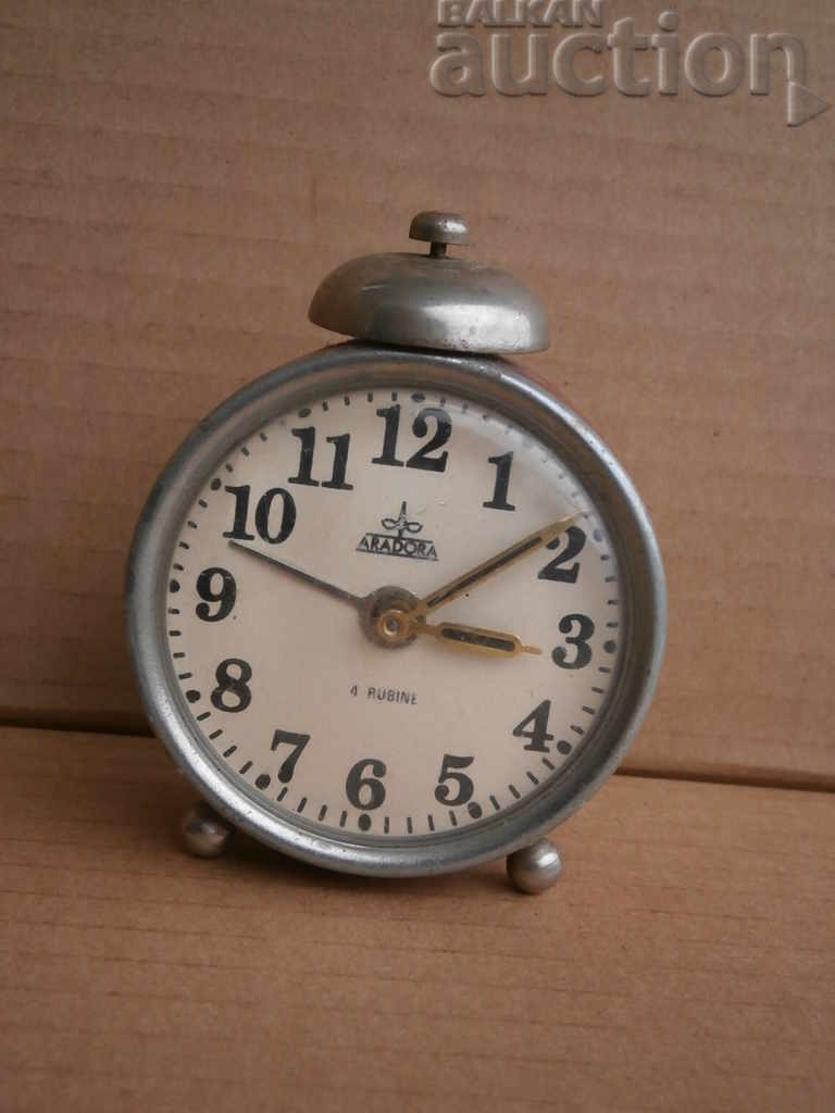 mini alarm clock ARADORA retro vintage