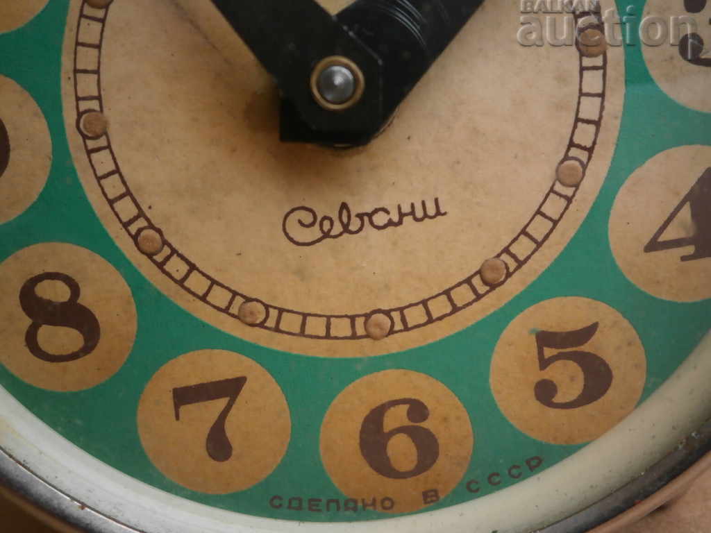 Alarm clock with bells SEVANI retro vintage USSR with price 15.00 BGN | € 7.67 Alarm clock with bells SEVANI retro vintage USSR with price 15.00 BGN | € 7.67
