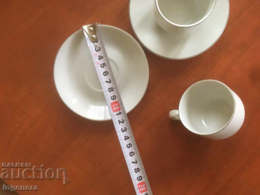 Delivery of PORCELAIN CUP BOWL PLATE BULGARIA FOR TWO Delivery of PORCELAIN CUP BOWL PLATE BULGARIA FOR TWO